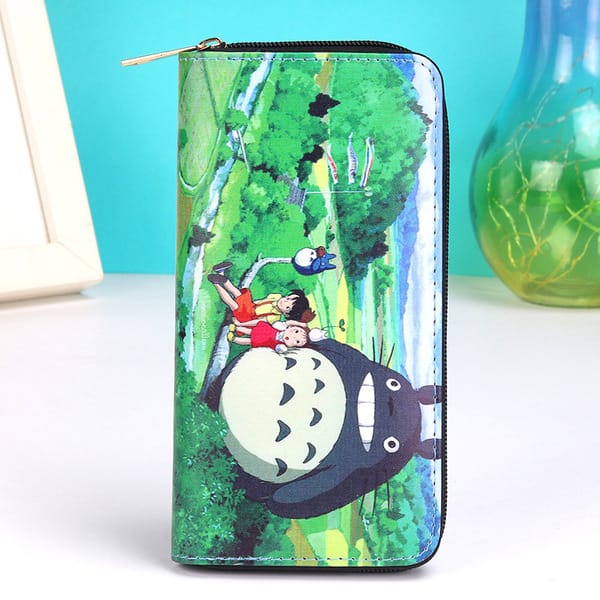 Foreign trade micro-business Taobao source cartoon novel multi-compartment capacity cartoon casual long zipper wallet