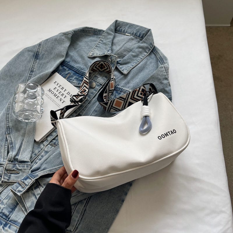 Casual Versatile Niche Bag for Women 2025 New Fashion Wide Shoulder Strap Crossbody Bag Lightweight