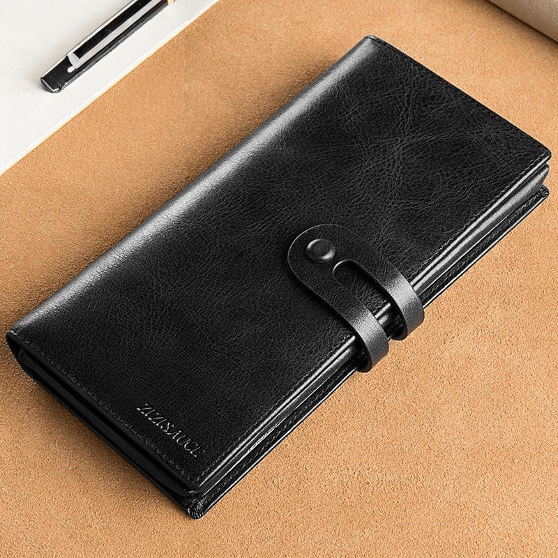 Men's and Women's Long Wallets 2025 New Style Imitation Large-Capacity Multi-Functional Card Holder