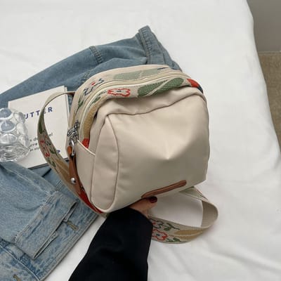2025 New Shoulder Small Bag Women's Crossbody Bag Autumn and Winter Women's Bag Canvas Bag_img_0