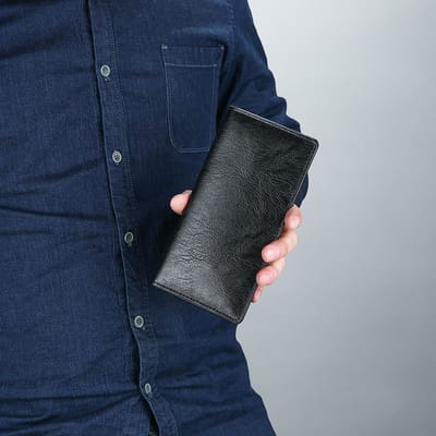 Men's Wallet Long Ultra-thin Youth Multi-card Casual_img_6