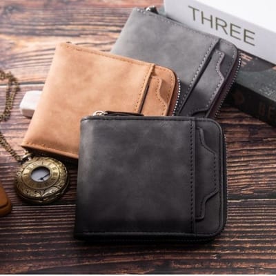 Matte Texture Simple Wallet Men's Wallet_img_0