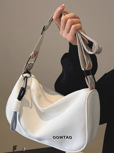 Casual Versatile Niche Bag for Women 2025 New Fashion Wide Shoulder Strap Crossbody Bag Lightweight_img_2