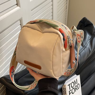 2025 New Shoulder Small Bag Women's Crossbody Bag Autumn and Winter Women's Bag Canvas Bag_img_3