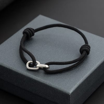 Cross-Border Simple Niche Adjustable Milan Rope Bracelet_img_4