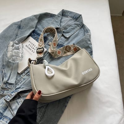 Casual Versatile Niche Bag for Women 2025 New Fashion Wide Shoulder Strap Crossbody Bag Lightweight_img_0